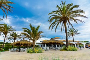 The beach bar of Cala Murada